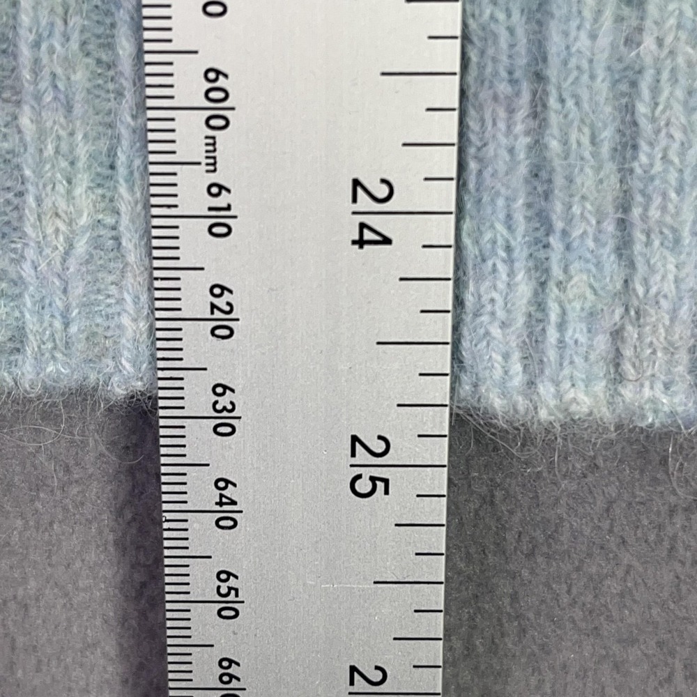Madewell Oversized Pullover Sweater Alpaca Blend Blue Aqua Stripe Womens M NWT - Picture 8 of 8